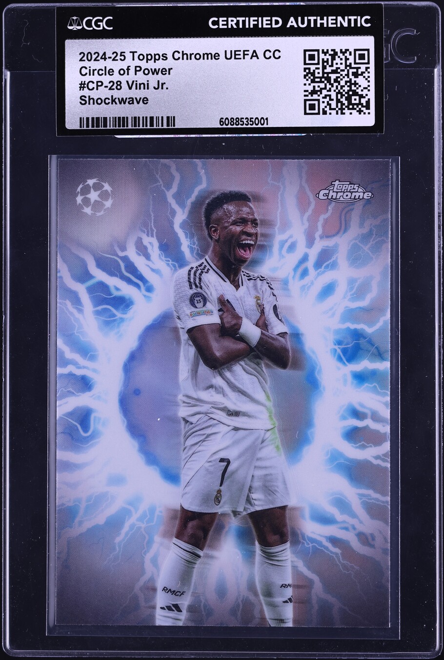 2024 Topps Chrome UEFA Club Competitions Circle Of Power Shockwave
