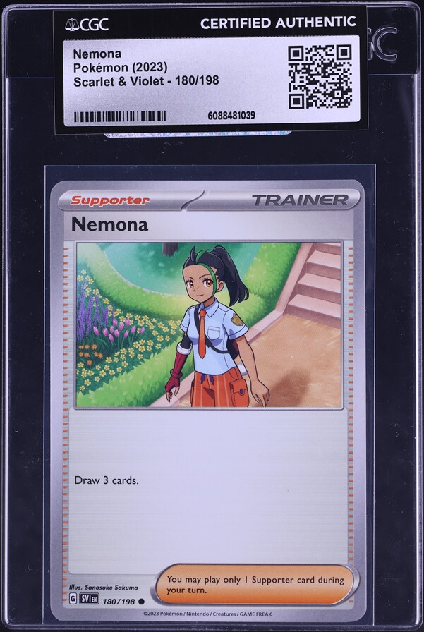 2025 Pokemon Chinese Gem Pack Vol. 1 Full Art Nemona #1704 CGC 8.5 NM-MT+  on Fanatics Collect