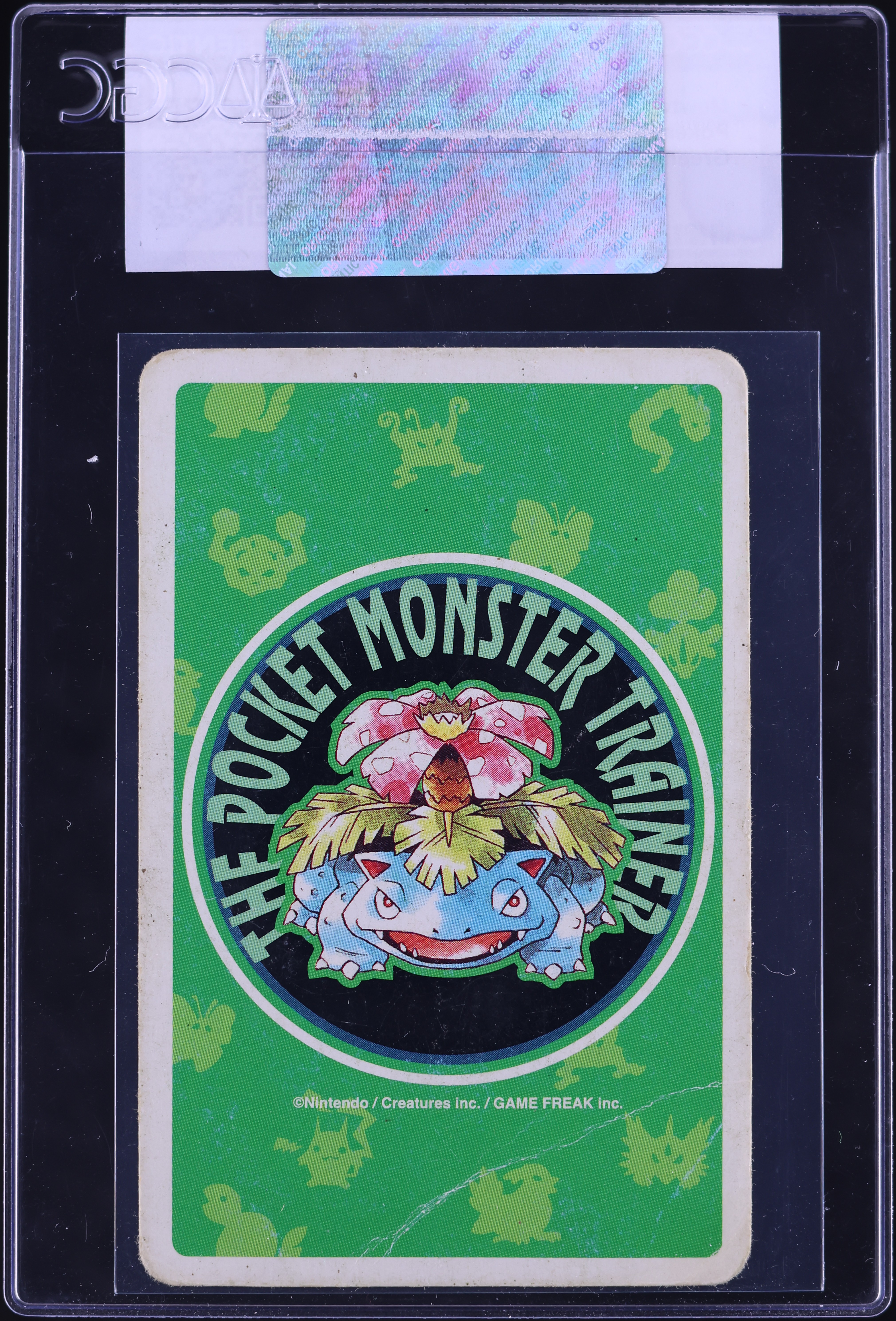 1996 Pokemon Japanese Playing Cards Green Ace Of Spades Mewtwo CGC