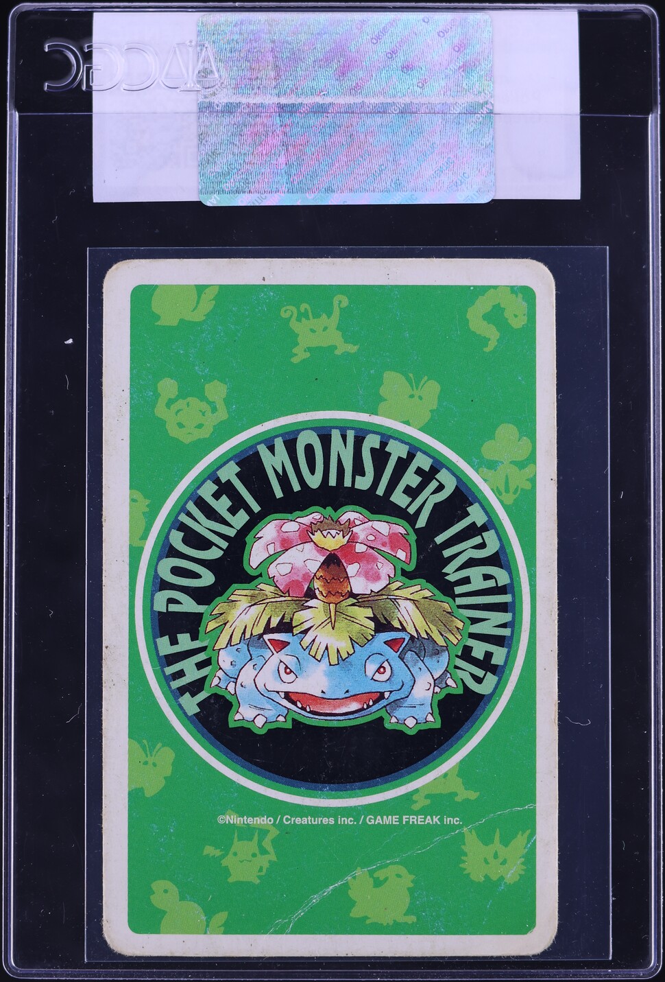 1996 Pokemon Japanese Playing Cards Green Ace Of Spades Mewtwo CGC