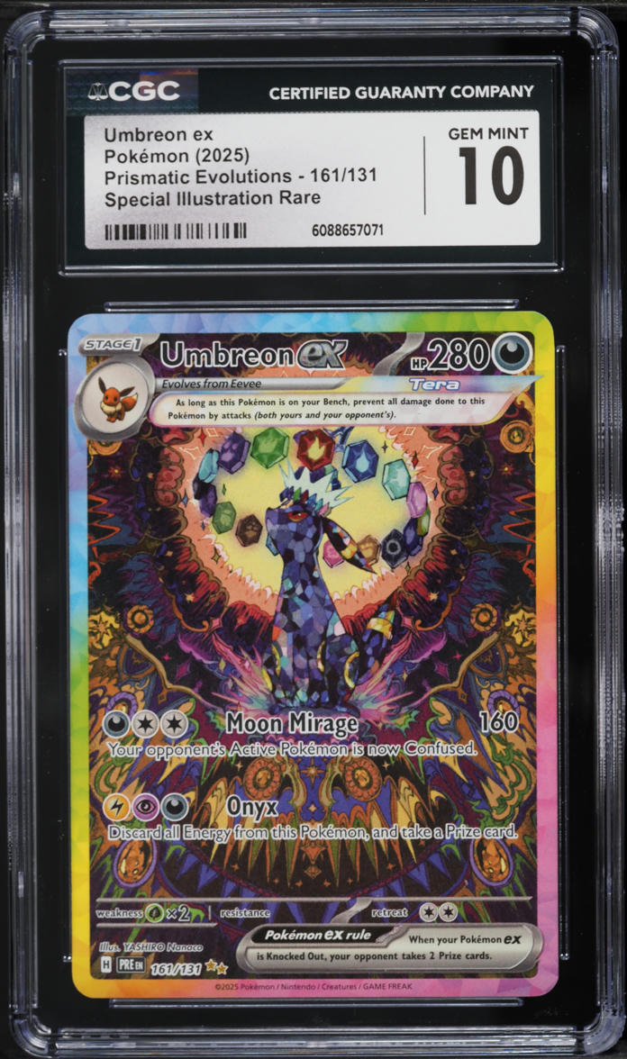 pokemon prismatic evolution umbreon card ACE 9 - Umbreon EX Special Illustration Rare - 161/131 - Prismatic  Evolutions main image 0