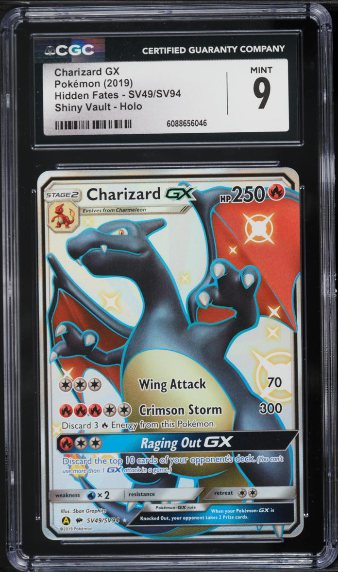 shiny charizard pokemon card hidden fates this graded and authenticated card is the perfect way to showcase your collection. Charizard GX Hidden Fates SV49/SV94