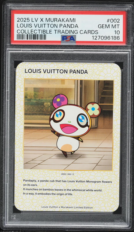 2025 Louis Vuitton X Murakami Collectible Panda #2 PSA 10 GEM MINT