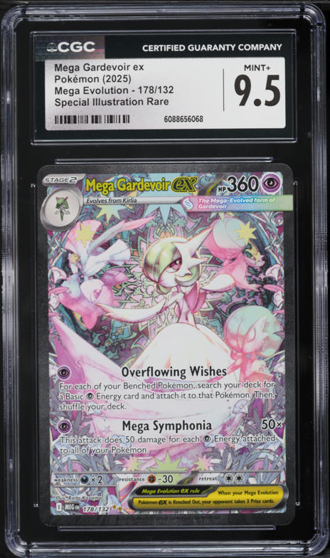 2025 Pokemon Mega Evolution SIR Mega Gardevoir ex #178 CGC 9.5