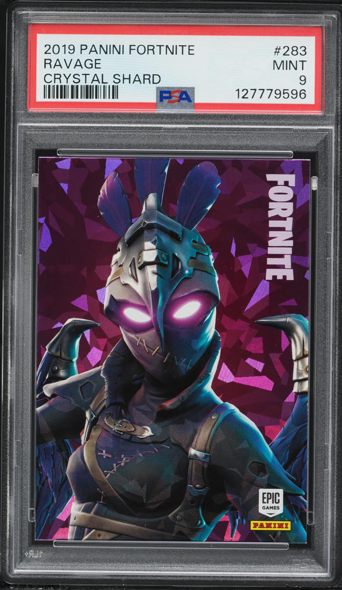 2019 Panini Fortnite Crystal Shard Ravage #283 PSA 9 MINT