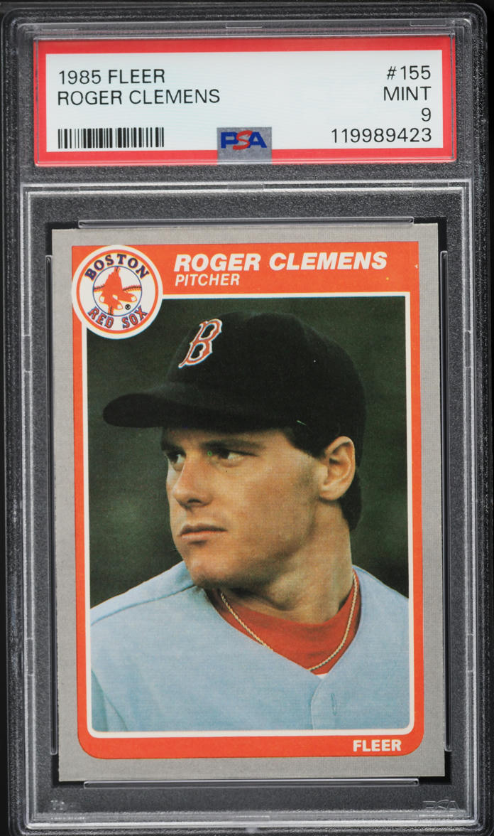 1985 Fleer Roger Clemens ROOKIE #155 PSA 9 MINT