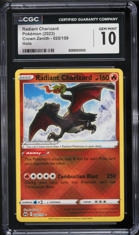 2022 Pokemon Japanese Sword & Shield VSTAR Universe Holo Radiant Charizard #15 CGC 10 PRISTINE on Fanatics Collect 2022 Pokemon Japanese Sword & Shield VSTAR Universe Holo Radiant Charizard #15 CGC 10 PRISTINE on Fanatics Collect