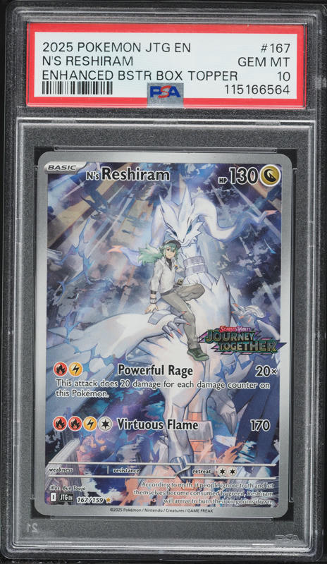 2025 Pokemon SV Journey Together Enhanced Display N's Reshiram