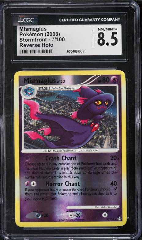pokémon card types rarity Pokemon - Diamond And Pearl Stormfront - Mismagius main image 1