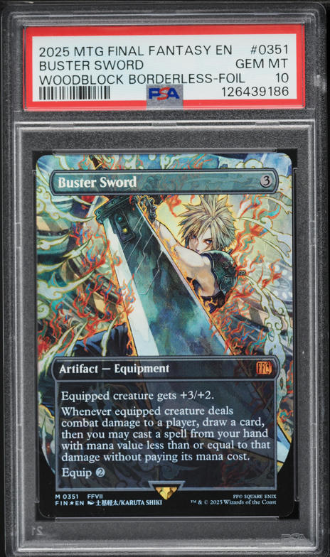 2025 Magic The Gathering MTG Final Fantasy Woodblock Borderless