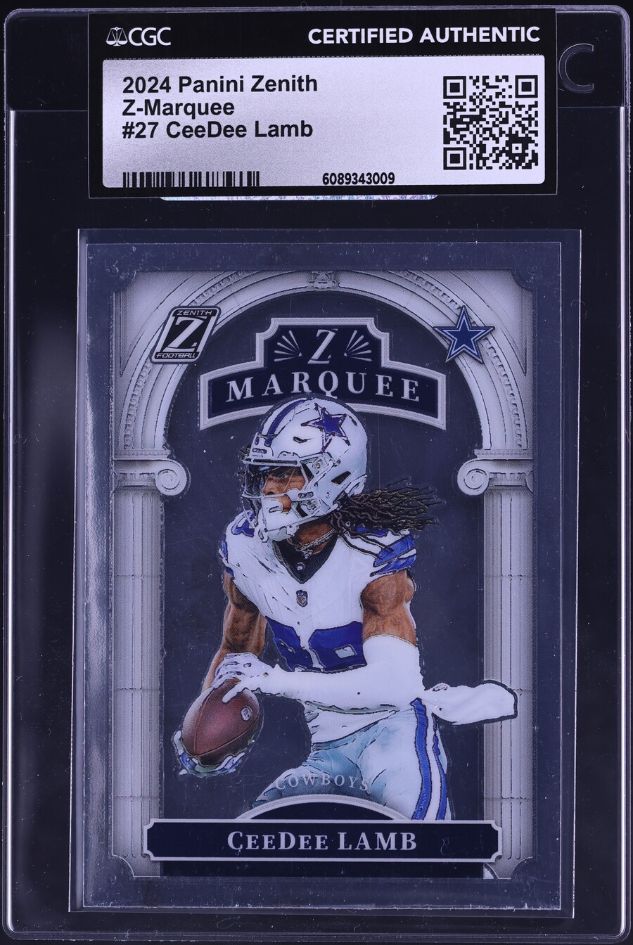 2024 Panini Zenith Z-Marquee CeeDee Lamb #27 CGC AUTH