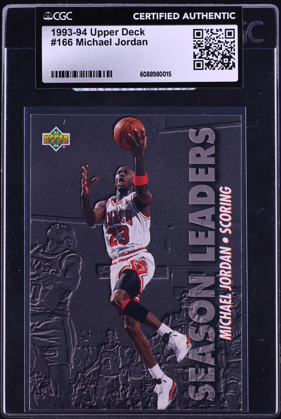 1993 Upper Deck Basketball Michael Jordan #166 CGC AUTH