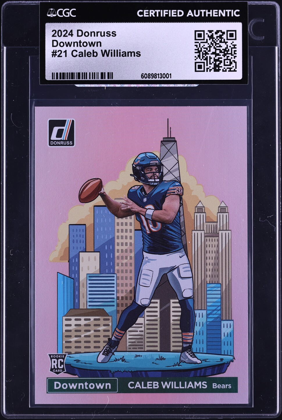 2024 Donruss Downtown Caleb Williams ROOKIE #21 CGC AUTH