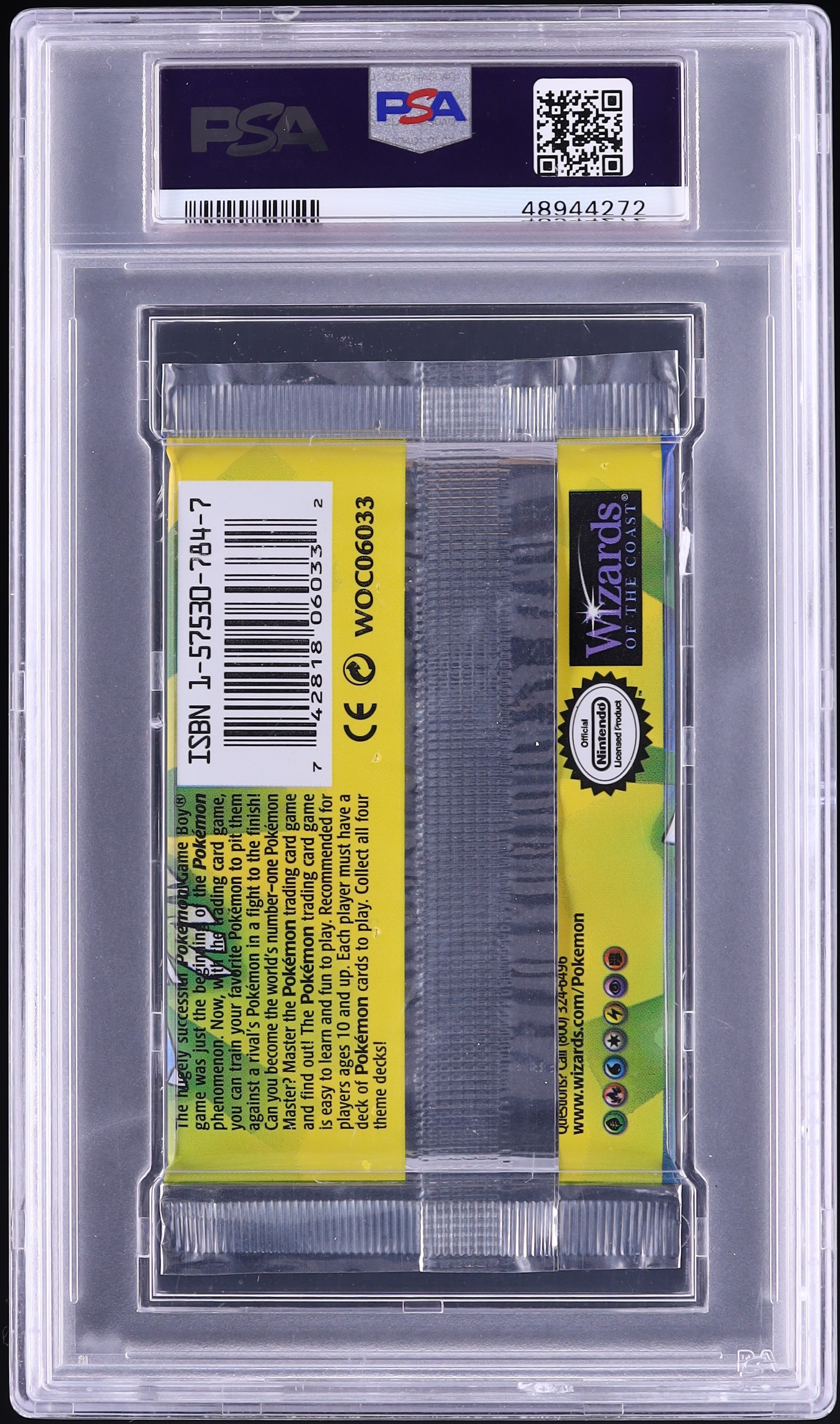 1999 Pokemon Base Set Shadowless Booster Pack Venusaur Art PSA 10