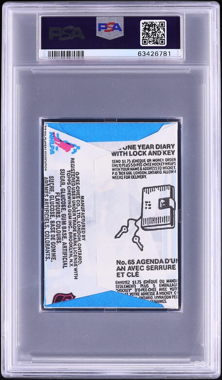 1979 O-Pee-Chee Hockey Wax Pack PSA 8 NM-MT