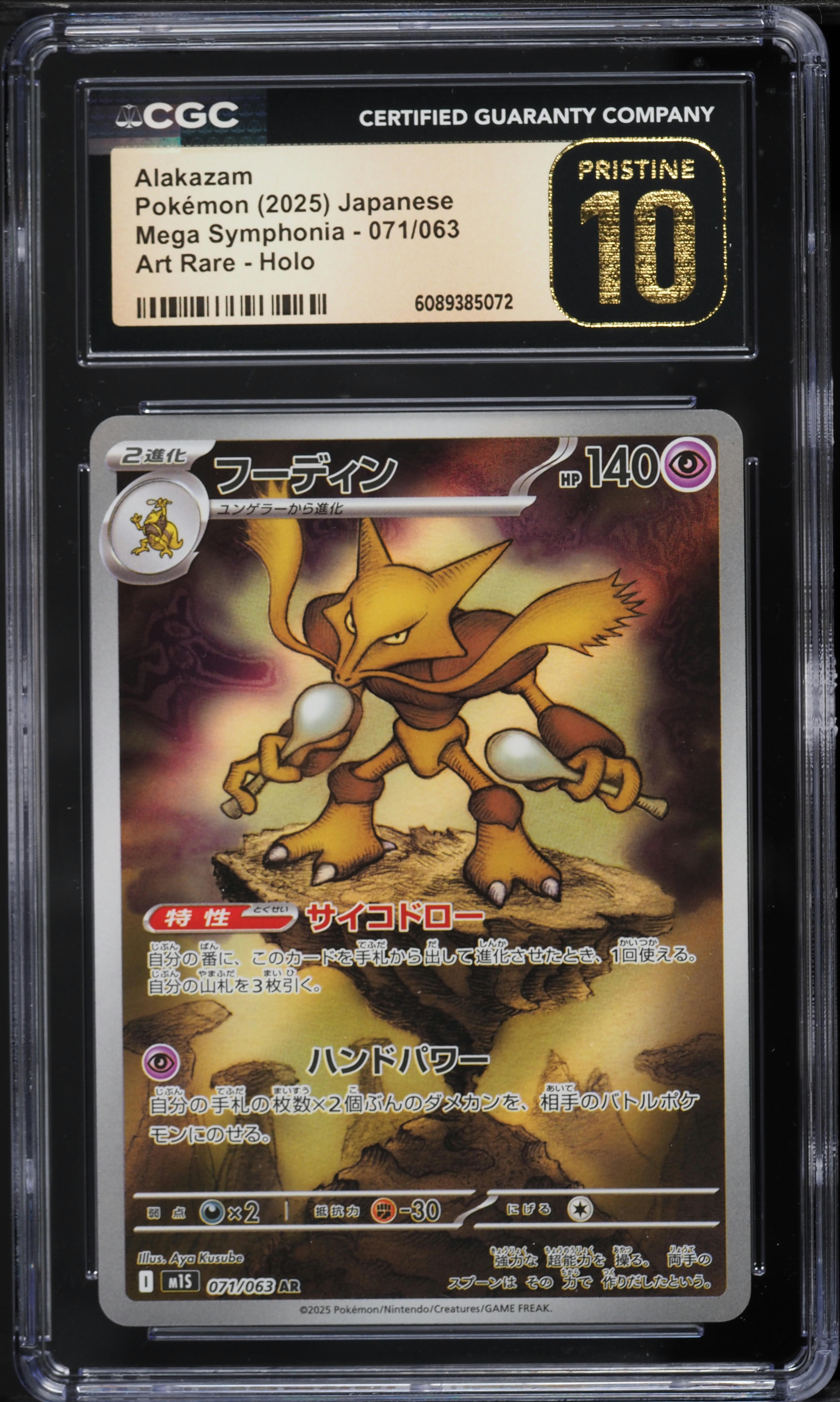 CGC10 pristine レシラム　ar CGC10 pristine レシラム ar CGC 10 Pristine Nのレシラム AR sv9 109/100