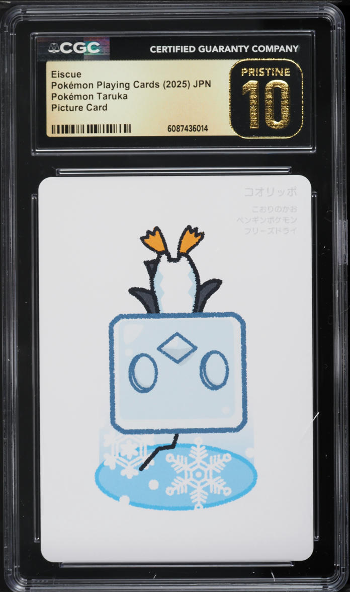 2025 Pokemon Japanese Playing Cards Pokemon Taruka Picture Card Eiscue CGC  10 PRISTINE on Fanatics Collect