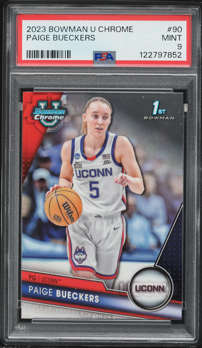 2023 Bowman Chrome University Paige Bueckers ROOKIE #90 PSA 9 MINT