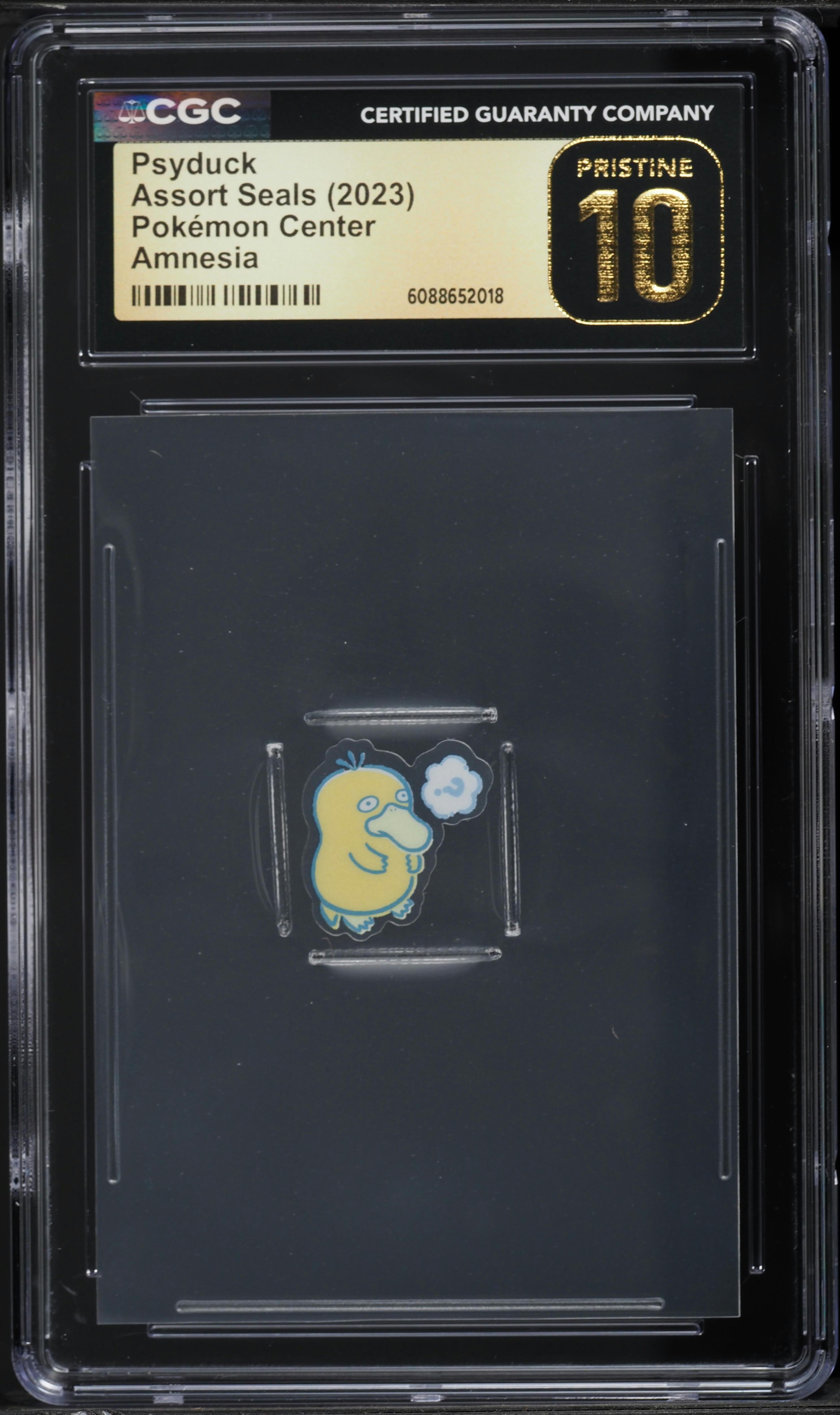 2023 Pokemon Center Assort Seals Amnesia Psyduck CGC 10 PRISTINE on  Fanatics Collect