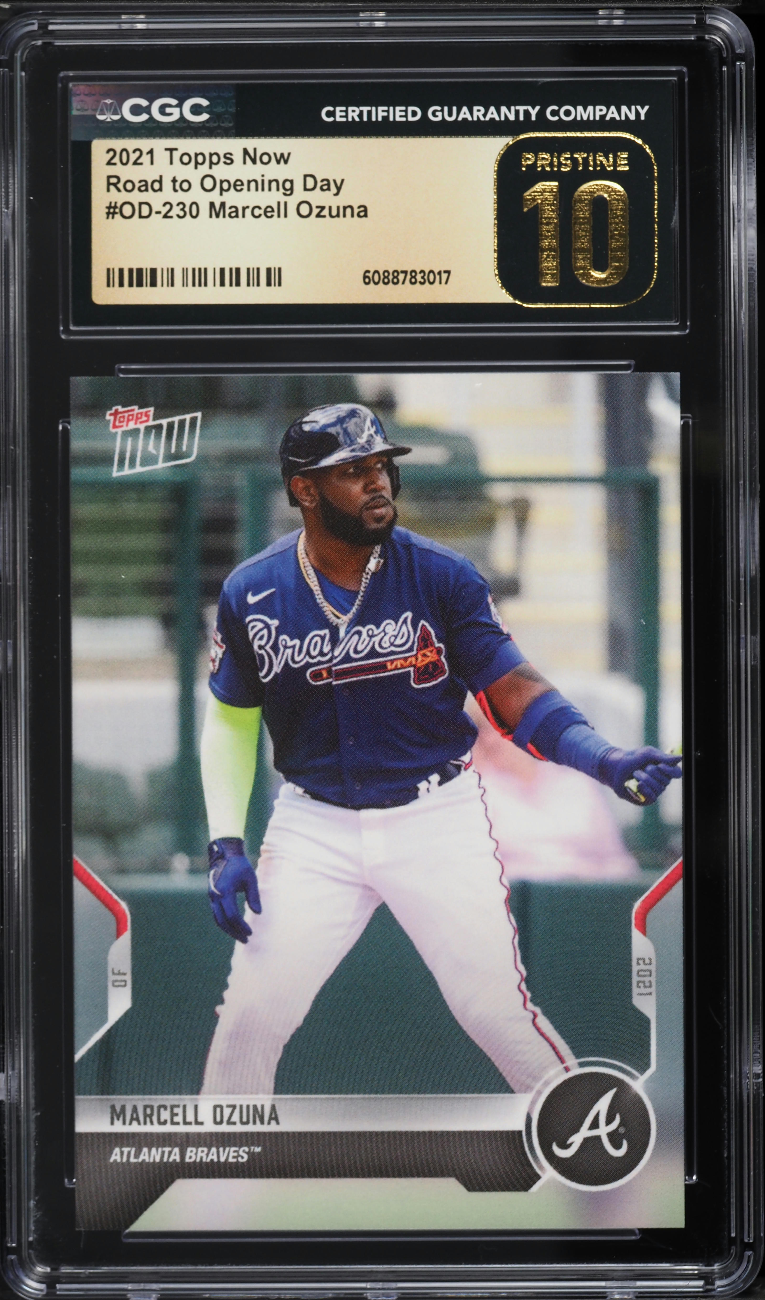 2021 Topps Now Road To Opening Day Marcell Ozuna #OD-230 CGC 10