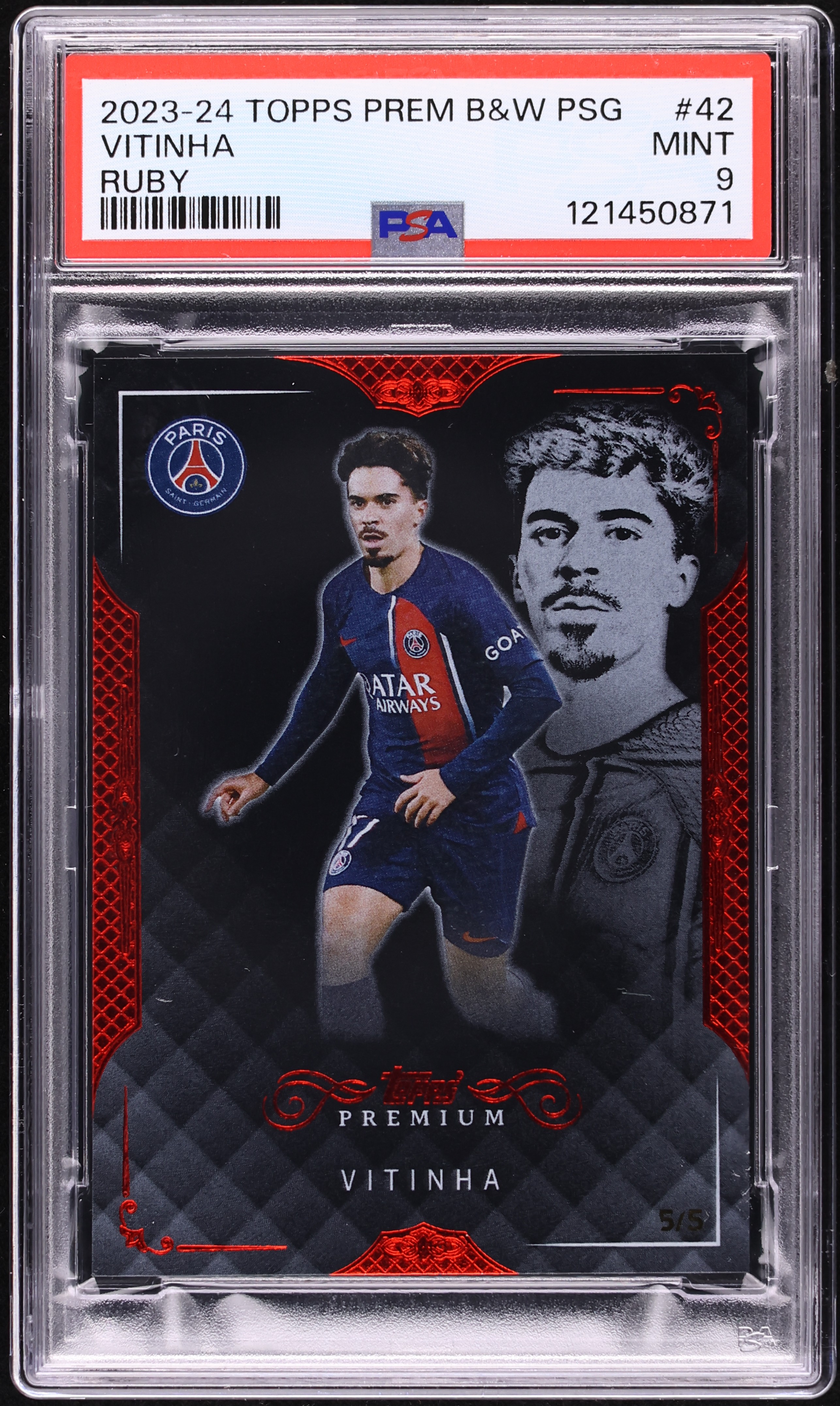 Topps Paris Saint-Germain Official Fan Set 2023/24 - Boîte De 28 Cartes P 5164