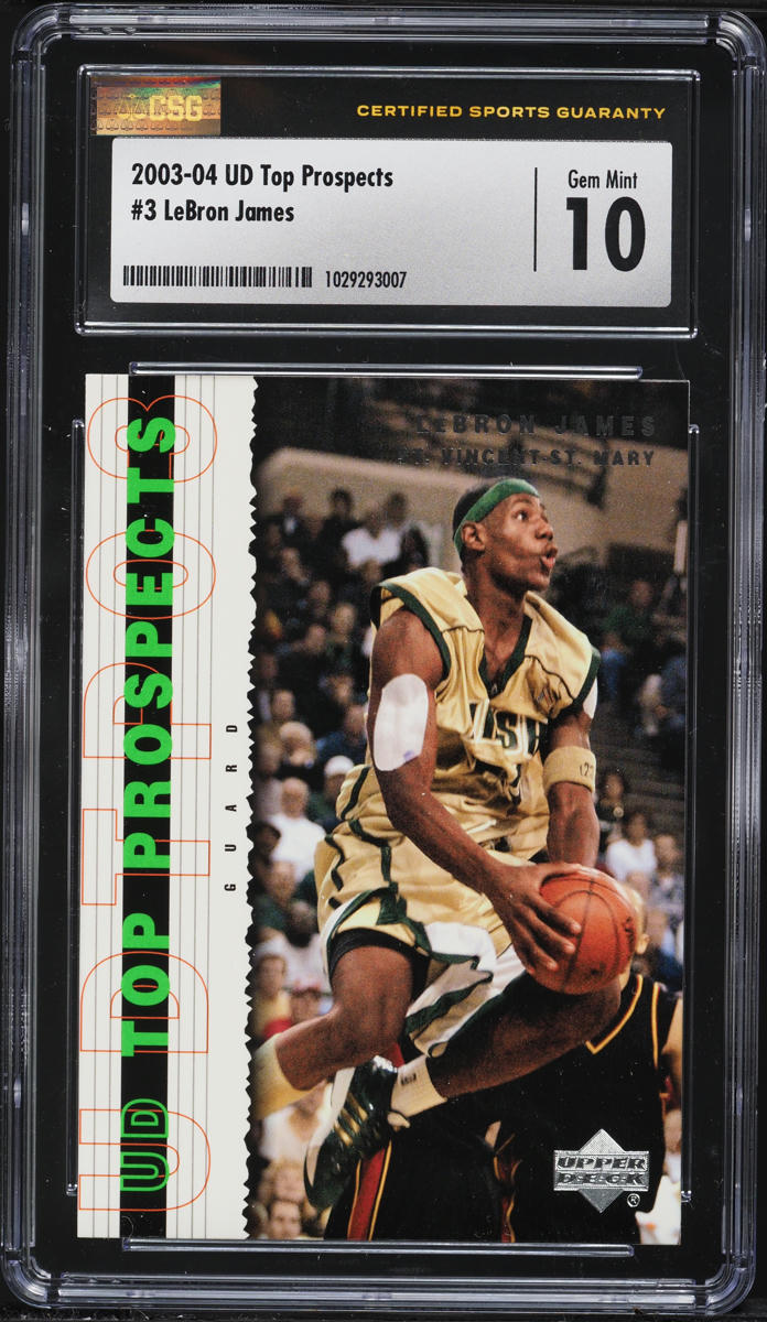 2003 ud top prospects lebron james