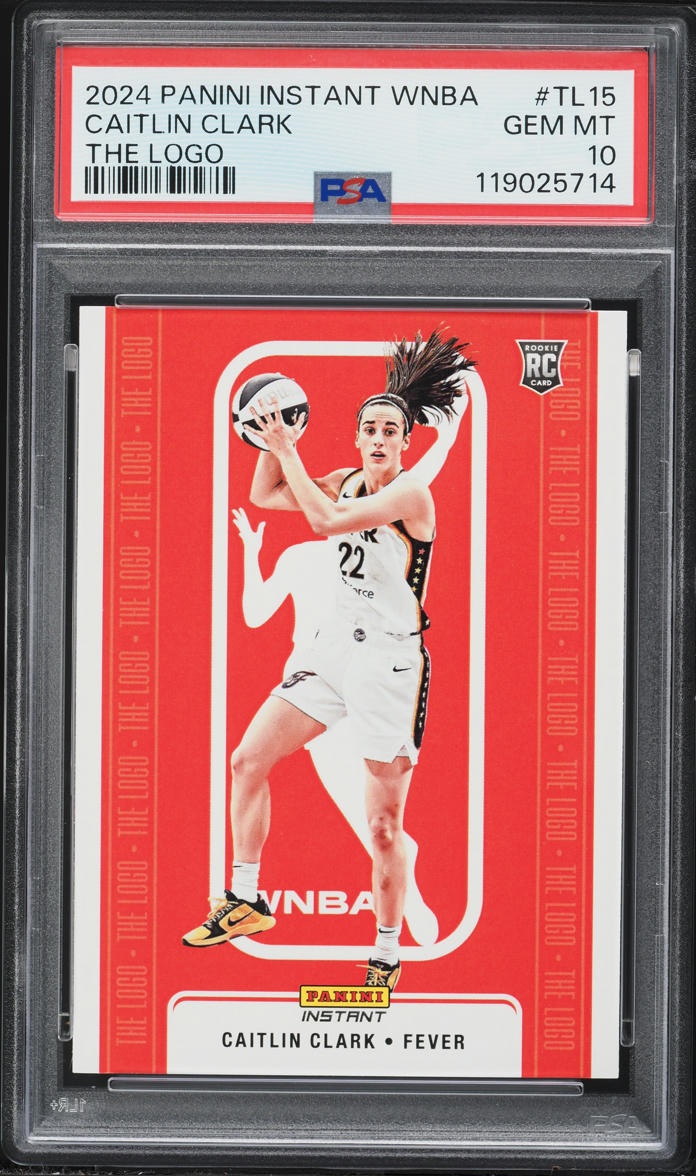 2024 Panini Instant WNBA Logo Caitlin Clark ROOKIE /2832 #TL15 PSA 10 GEM MINT