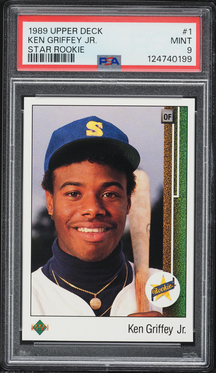 1989 Upper Deck Star Ken Griffey Jr. ROOKIE #1 PSA 9 MINT