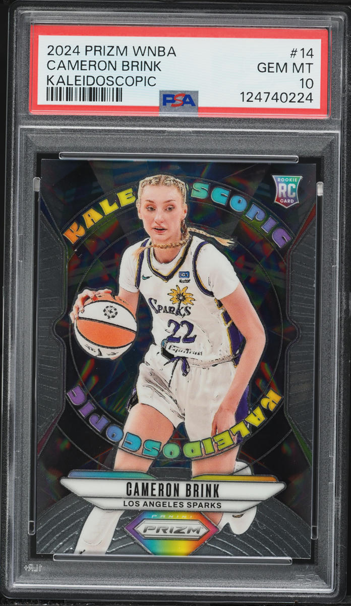 2024 Panini Prizm WNBA Kaleidoscopic Cameron Brink ROOKIE #14 PSA 10 GEM MINT