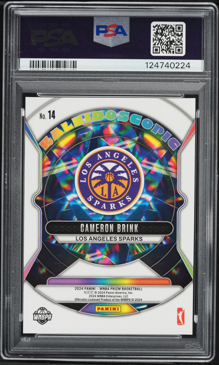 2024 Panini Prizm WNBA Kaleidoscopic Cameron Brink ROOKIE #14 PSA 10 GEM MINT