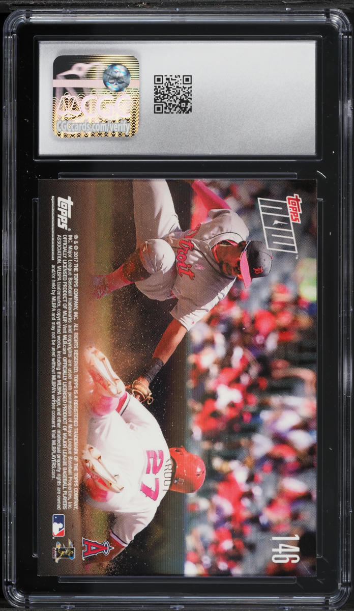 2017 Topps Now Mike Trout #146 CGC 10 GEM MINT