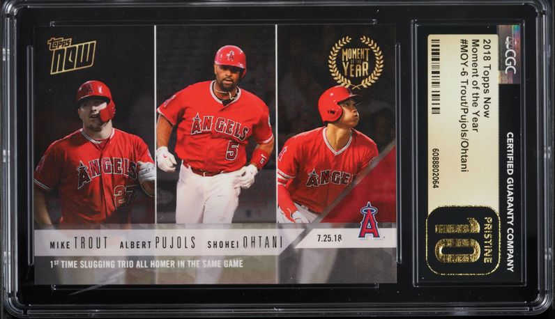 2018 Topps Now Road To Opening Day Justin Upton Mike Trout Shohei