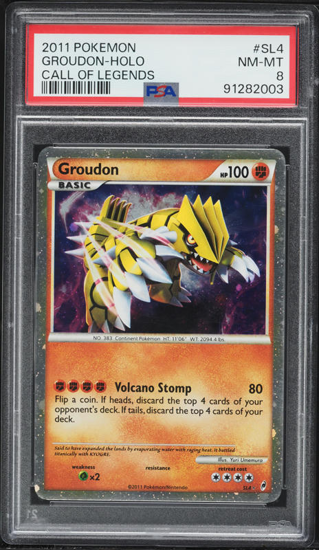 2010 Pokemon Japanese Promo Legendary Present Camp Holo Groudon