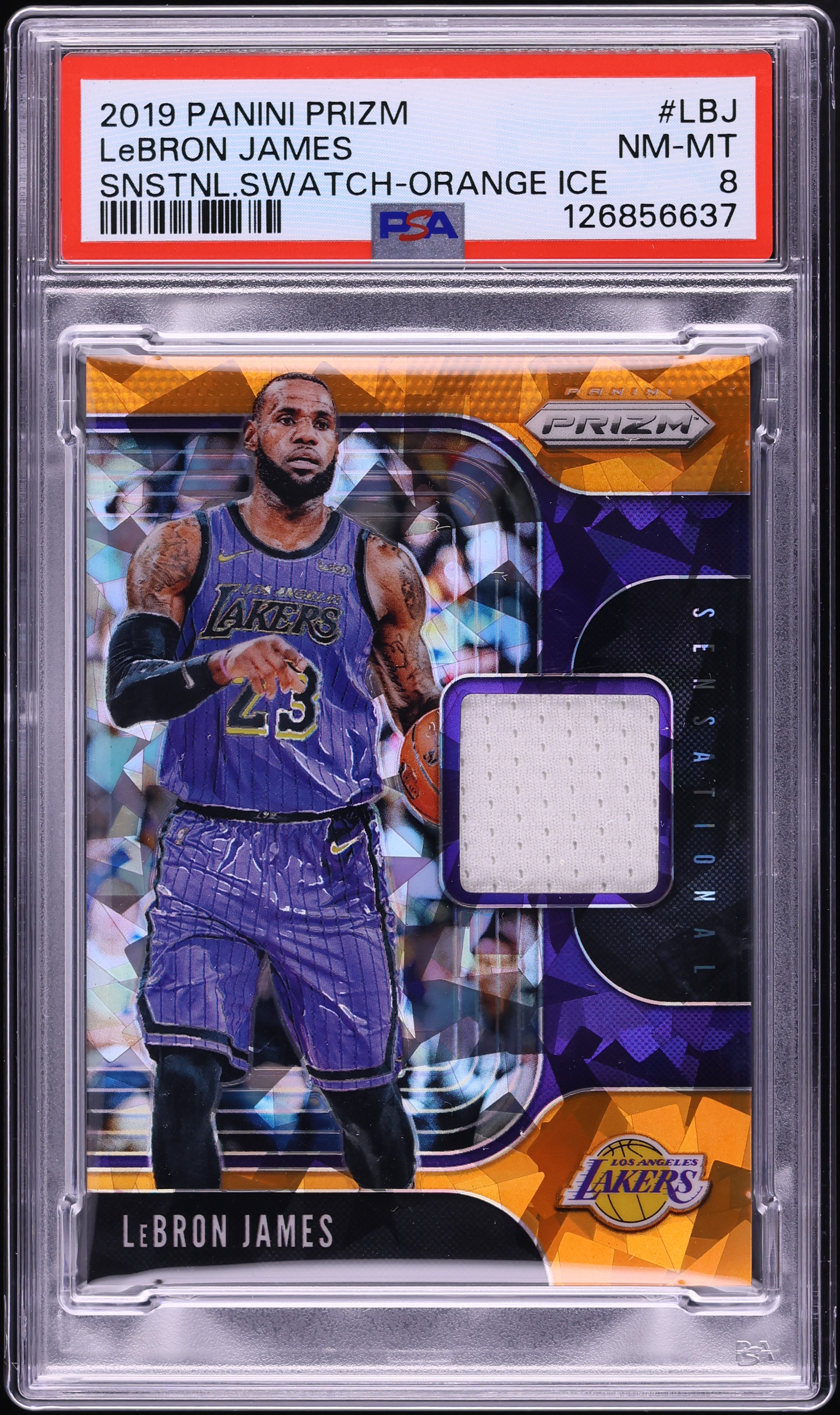 その他 2019-20 Panini Prizm Orange Ice LEBRON 2019-20 Panini Prizm Orange Ice LEBRON