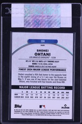 2025 Finest Orange Refractor Shohei Ohtani /15 #208 CGC AUTH on