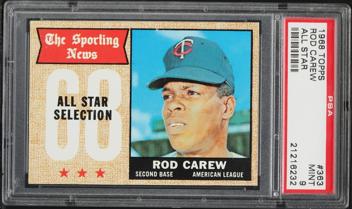 1968 Topps Rod Carew ALL-STAR #363 PSA 9 MINT