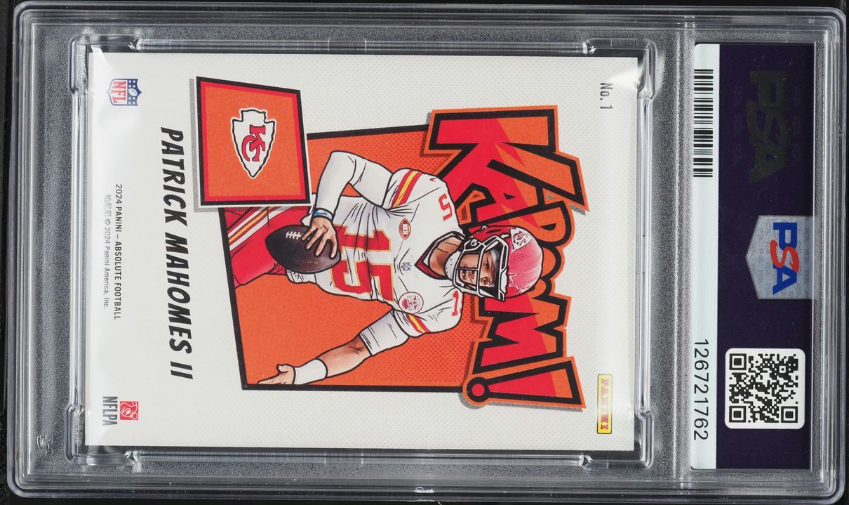 2024 Absolute Kaboom! Horizontal Patrick Mahomes II #1 PSA 9 MINT