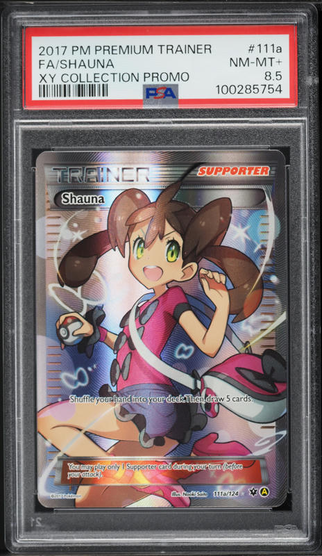 2017 Pokemon Japanese The Best Of XY Full Art Shauna #185 PSA 9