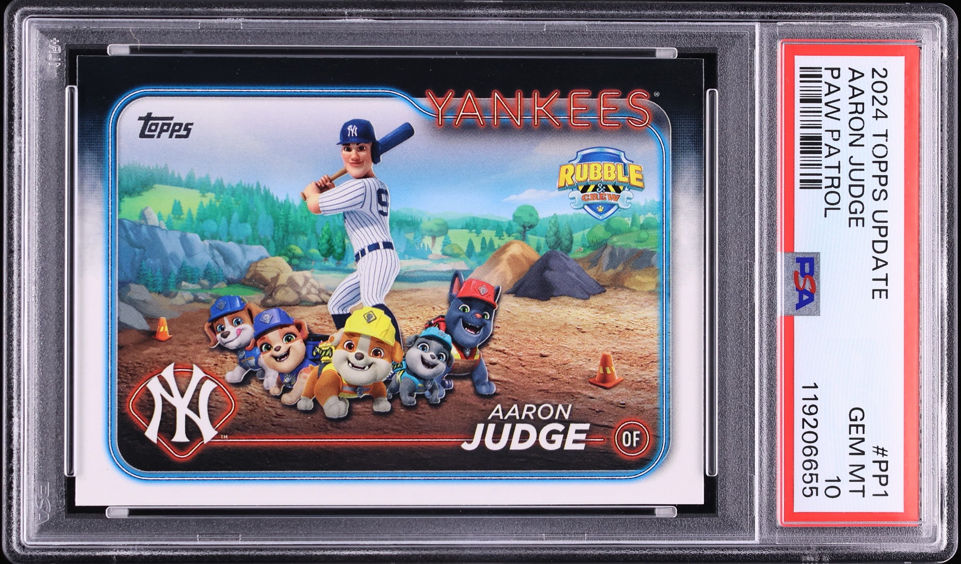 2024 Topps Update Paw Patrol Aaron Judge #PP1 PSA 10 GEM MINT on 
