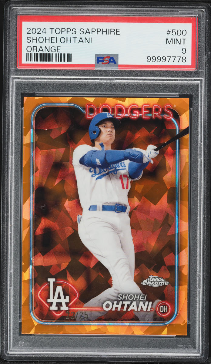 2024 Topps Chrome Sapphire Edition Orange Shohei Ohtani /25 #500