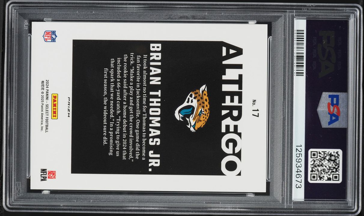 2024 Select Alter Ego Brian Thomas Jr ROOKIE #17 PSA 10 GEM MINT