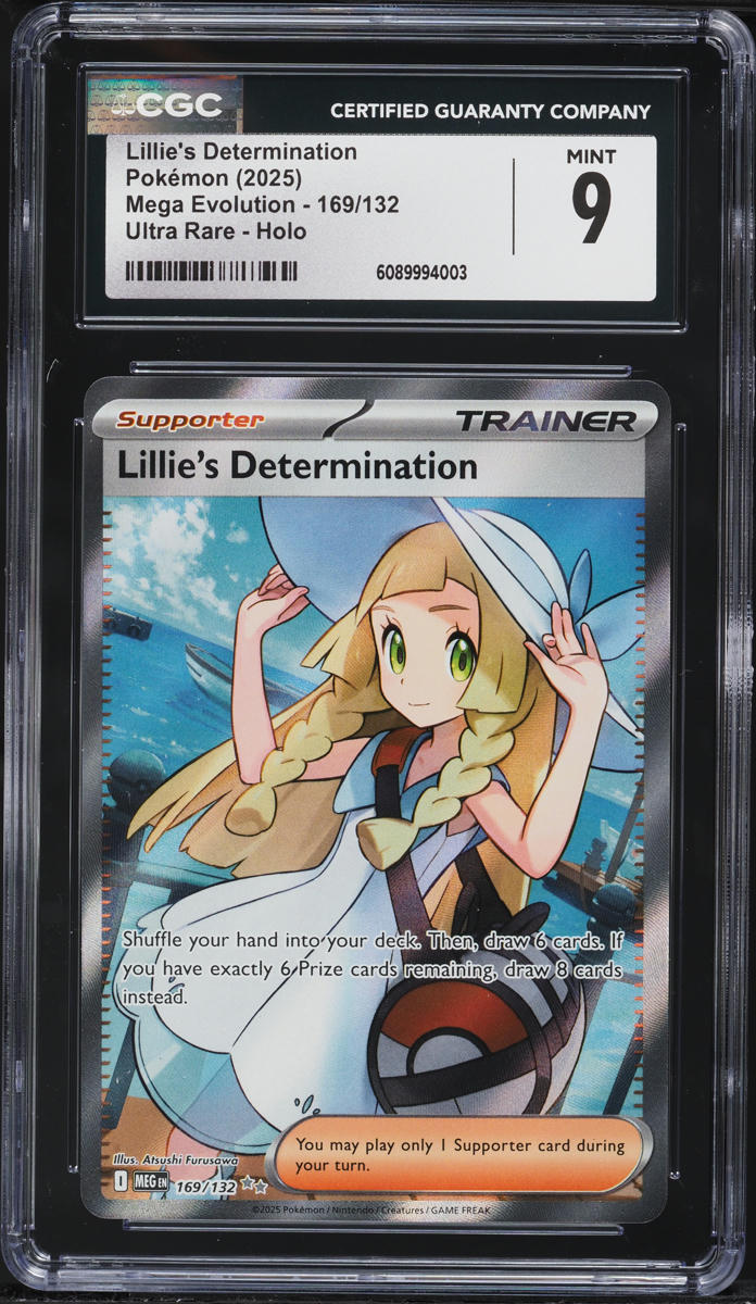 2025 Pokemon Mega Evolution Full Art Lillie's Determination #169