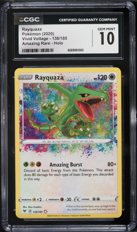 2025 Pokemon Japanese Taruka Rayquaza PSA 10 GEM MINT on Fanatics
