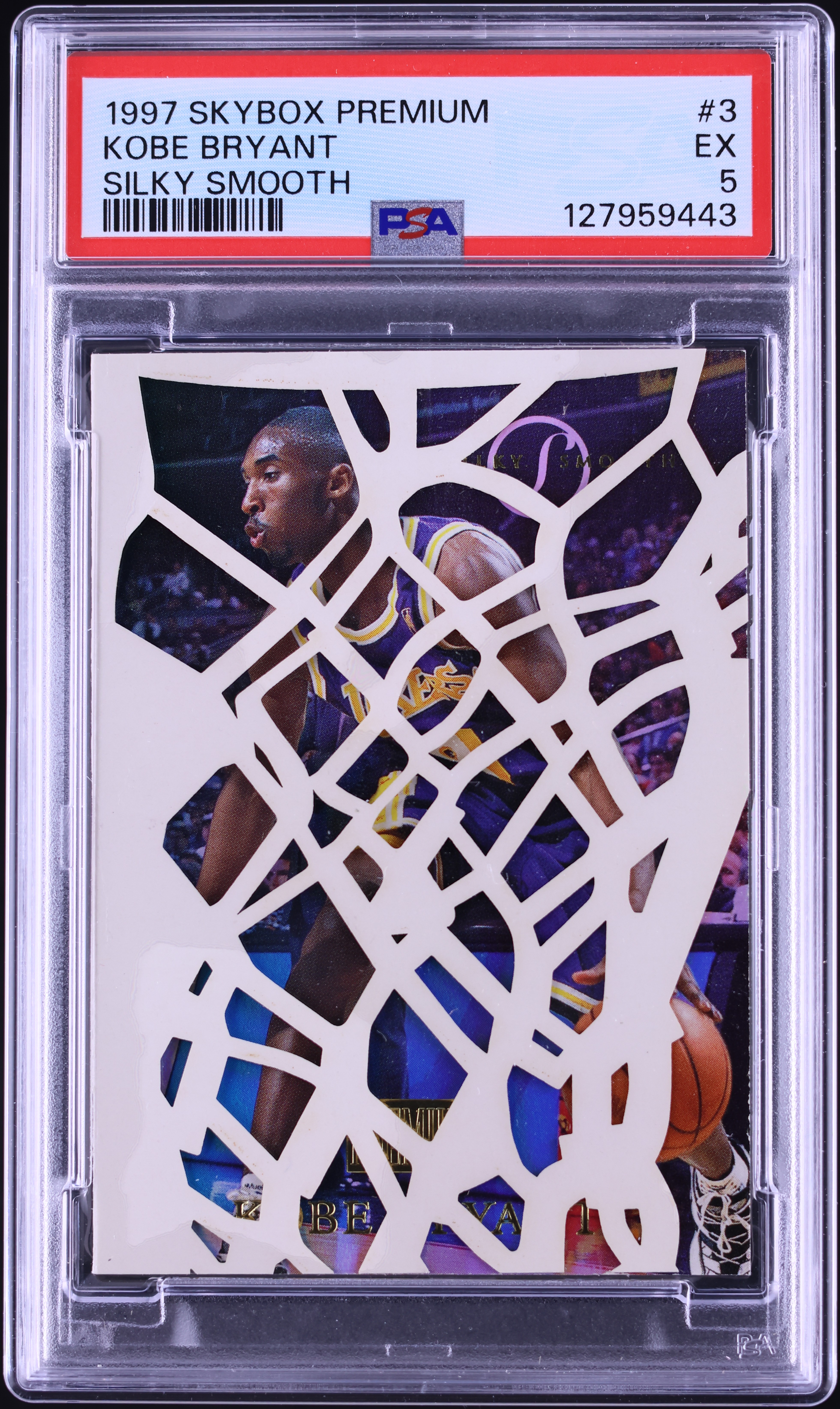 1997 Skybox Premium Silky Smooth Kobe Bryant #3SS PSA 5 EX on