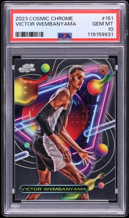2023 Topps Chrome Cosmic Victor Wembanyama ROOKIE #151 PSA 10 GEM MINT