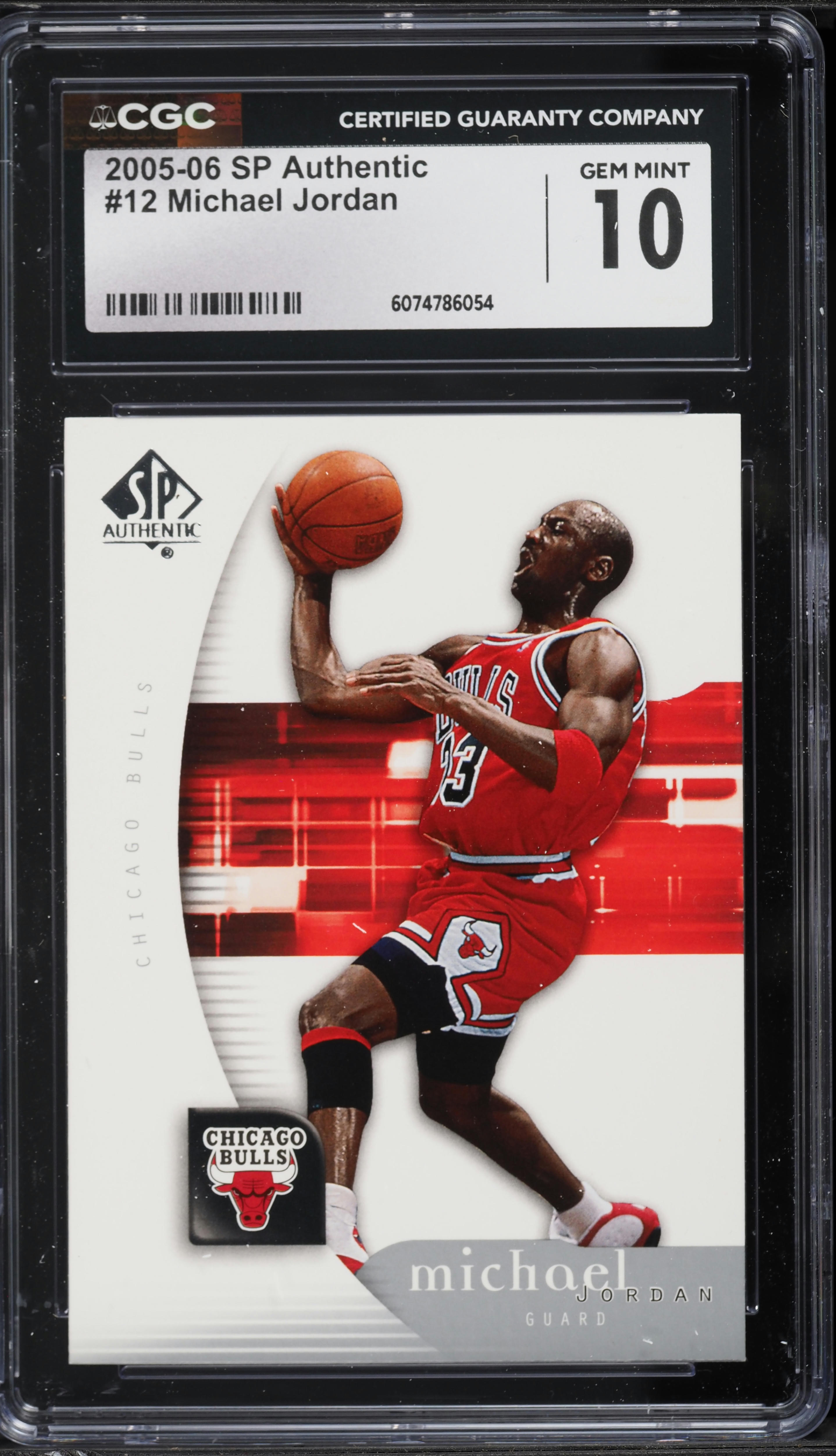 2005 SP Authentic Michael Jordan #12 CGC 10 GEM MINT on Fanatics