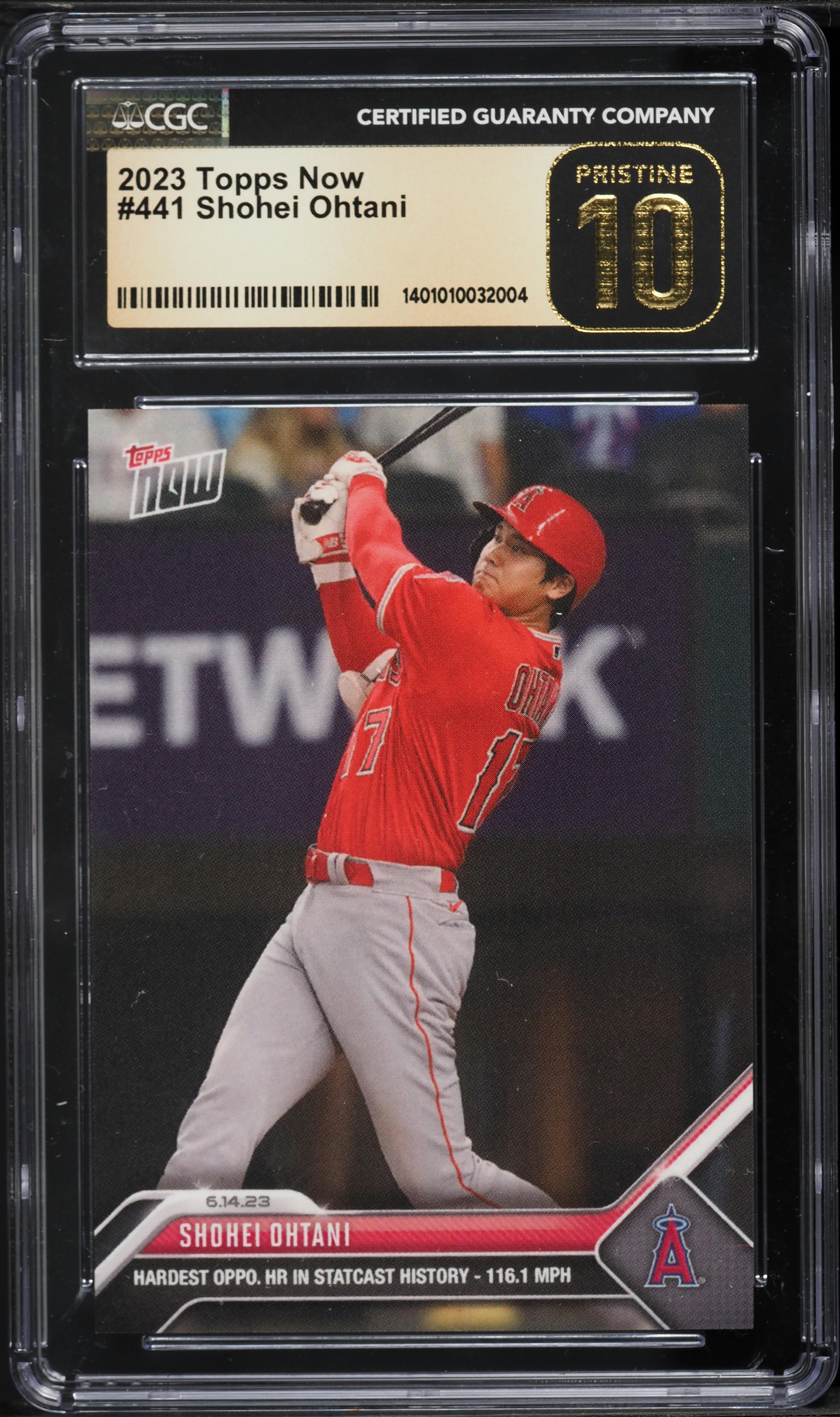 2023 Topps Now Shohei Ohtani #441 CGC 10 PRISTINE on Fanatics Collect