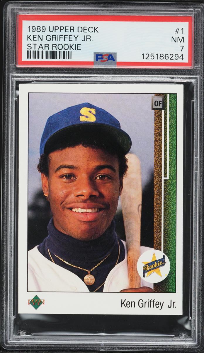 1989 Upper Deck Star Ken Griffey Jr ROOKIE #1 PSA 7 NRMT