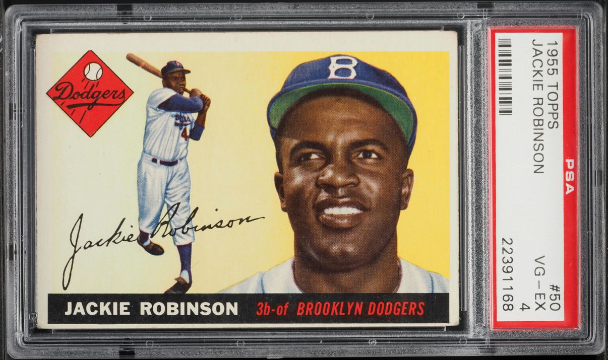 1955 Topps Jackie Robinson #50 PSA 4 VGEX