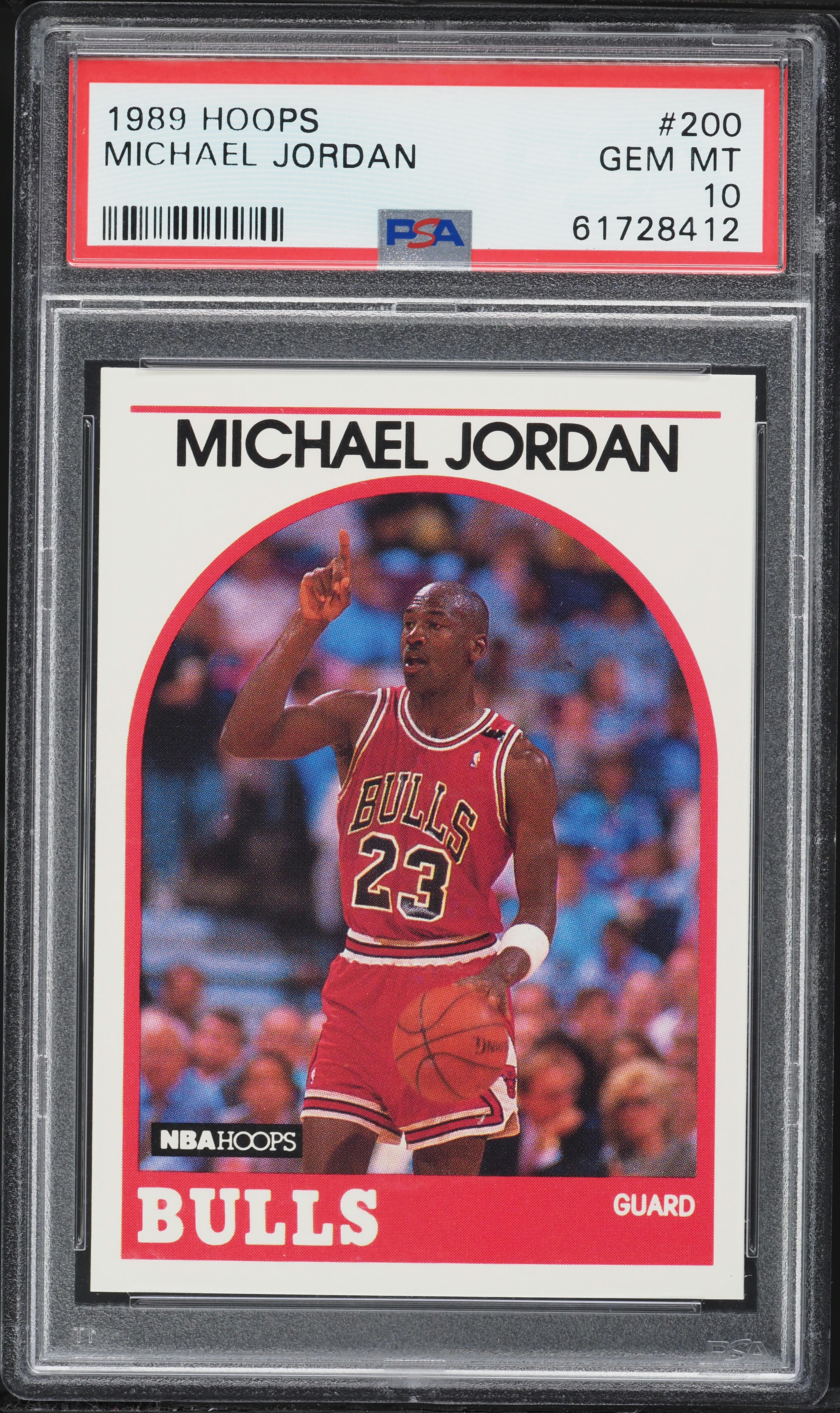 1989 Hoops Michael Jordan #200 PSA 10 GEM MINT on Fanatics Collect